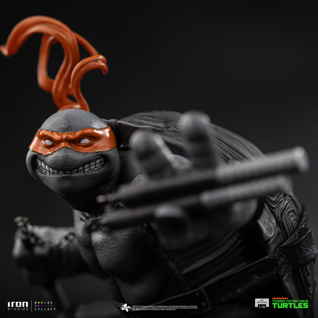 Pre-Order - Michelangelo (Black and White Variant) - Teenage Mutant Ninja Turtles - BDS Art Scale 1/10 - Iron Studios