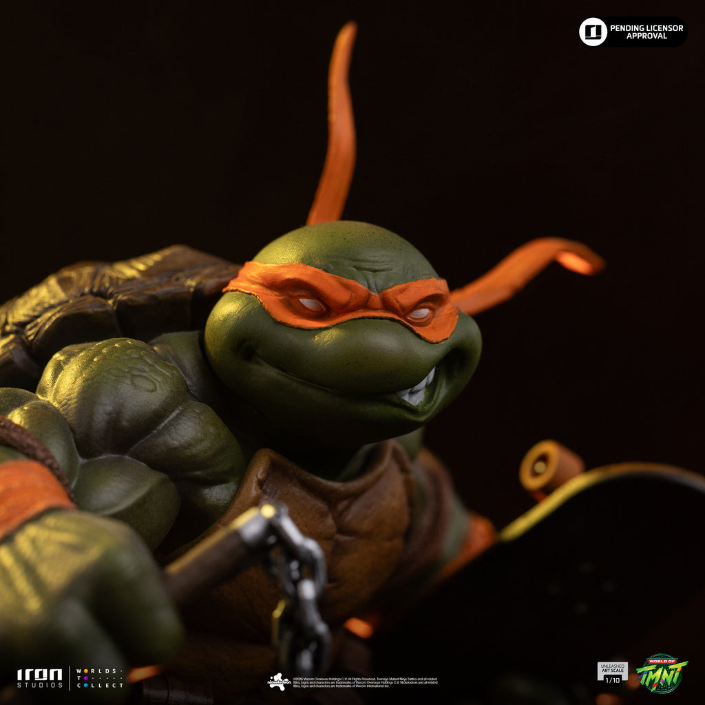 Pre-Order - Statue Michelangelo Unleashed - Teenage Mutant Ninja Turtles - Art Scale 1/10 - Iron Studios