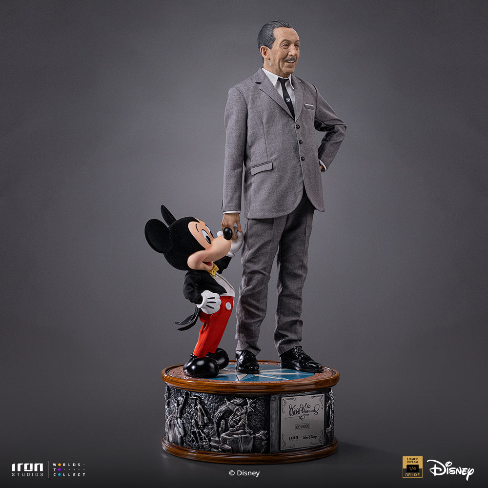 Pre-Order - Statue Walt Disney & Mickey Mouse - Disney Classics - Legacy Replica 1/4 - Iron Studios