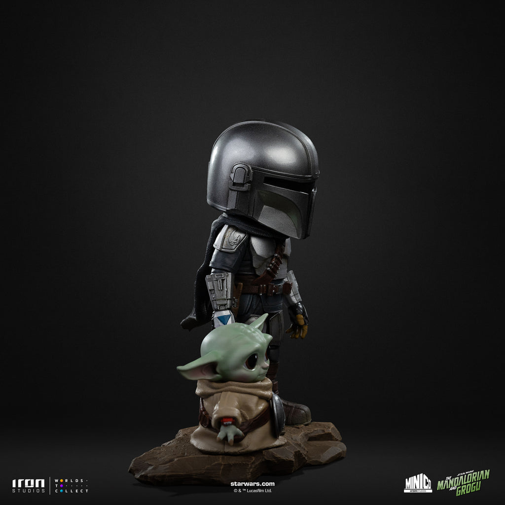 Pre-Order - Statue Mandalorian and Grogu - The Mandalorian - MiniCo - Iron Studios