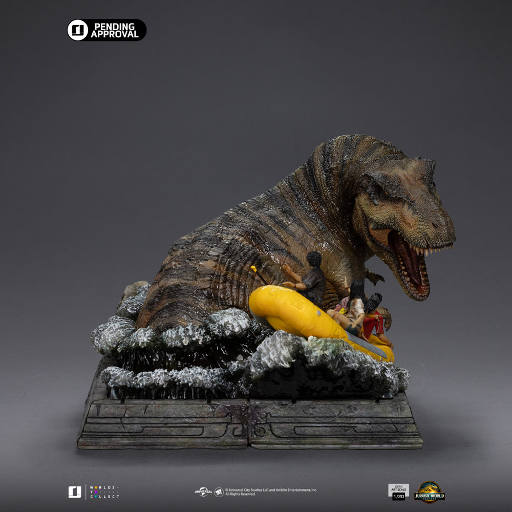 Pre-Order - Statue T-Rex River Scene - Jurassic World: Rebirth - Demi Art Scale 1/20 - Iron Studios
