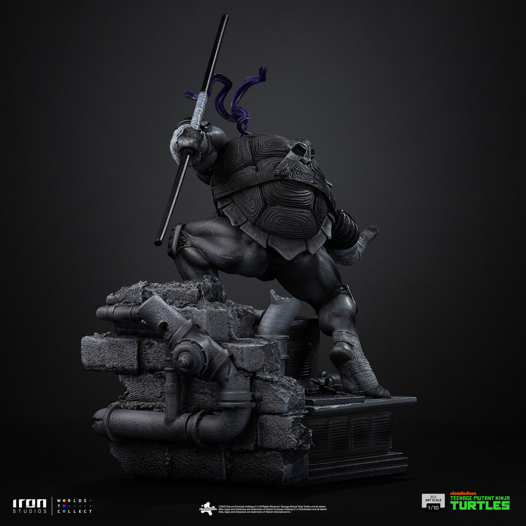 Pre-Order - Donatello (Black and White Variant) - Teenage Mutant Ninja Turtles - BDS Art Scale 1/10 - Iron Studios