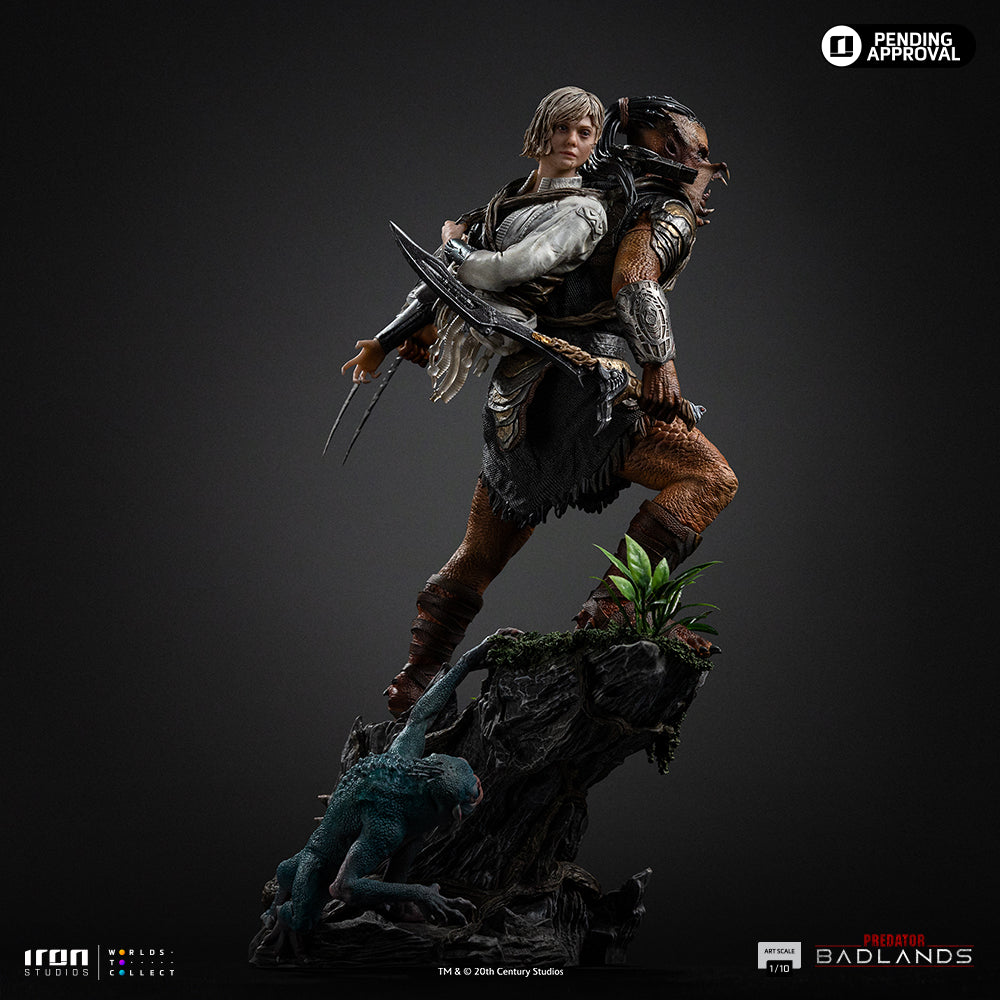Pre-Order - Statue Predator Dek & Thia - Predator: Badlands - Art Scale 1/10 - Iron Studios