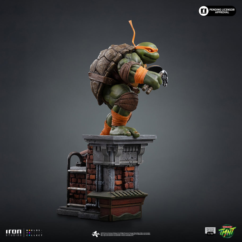 Pre-Order - Statue Michelangelo Unleashed - Teenage Mutant Ninja Turtles - Art Scale 1/10 - Iron Studios