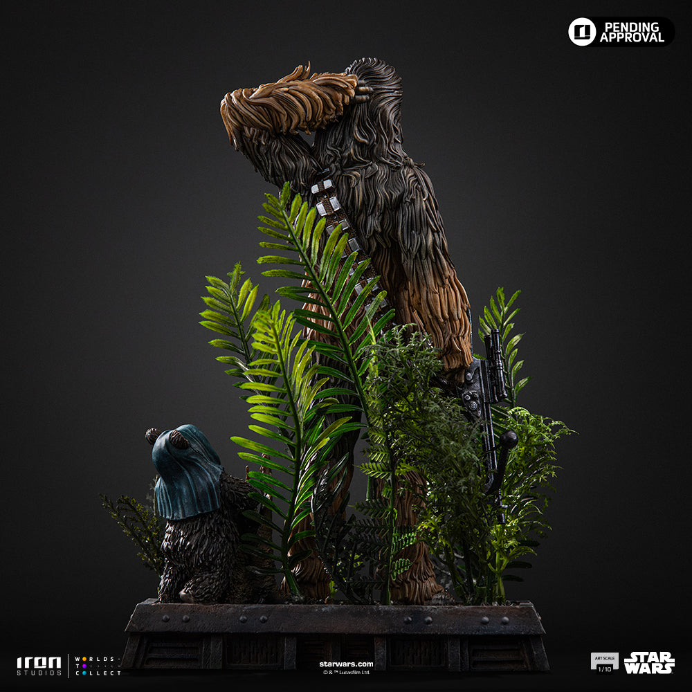Pre-Order - Statue Chewbacca and Tokkat - Star Wars - Art Scale 1/10 - Iron Studios