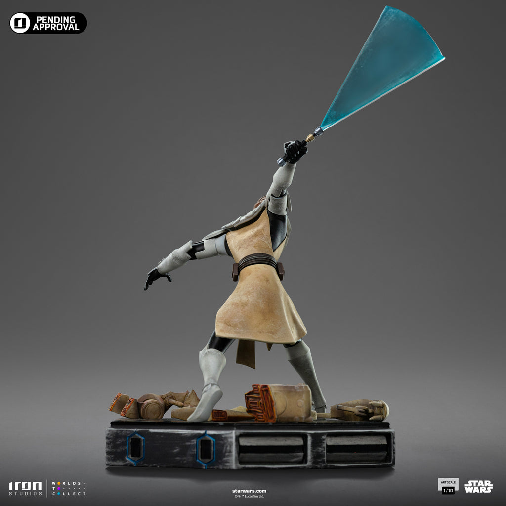 Pre-Order -  Statue Obi-Wan Kenobi – Star Wars: Clone Wars - Art Scale 1/10 - Iron Studios