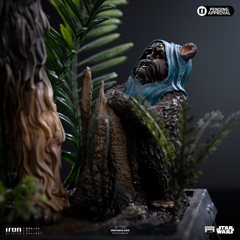 Pre-Order - Statue Chewbacca and Tokkat - Star Wars - Art Scale 1/10 - Iron Studios