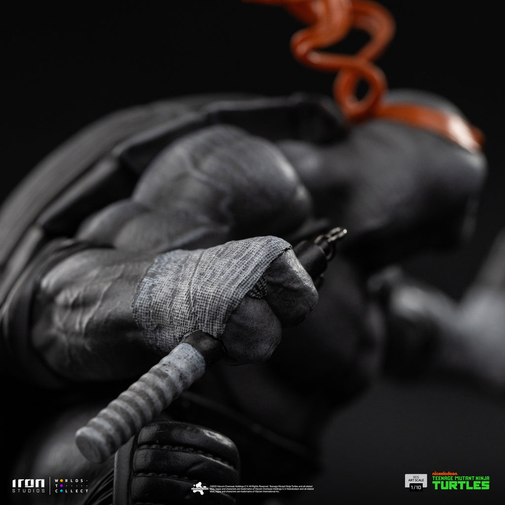Pre-Order - Michelangelo (Black and White Variant) - Teenage Mutant Ninja Turtles - BDS Art Scale 1/10 - Iron Studios