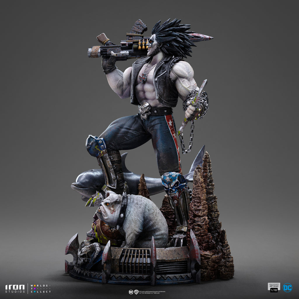 Pre-Order -  Statue Lobo Unleashed - DC Comics - Art Scale 1/10 - Iron Studios