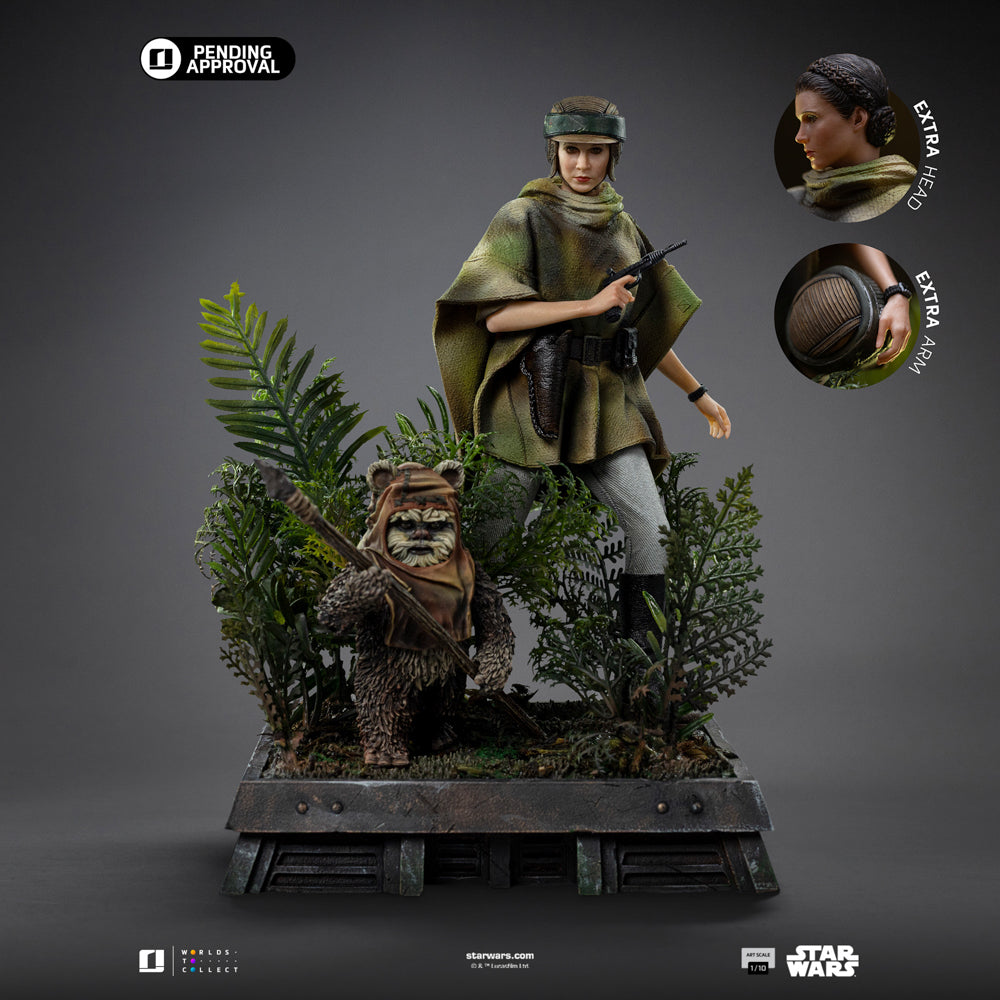 Pre-Order - Statue Leia and Wicket  -  Star Wars Episode VI - Art Scale 1/10 - Iron Studios