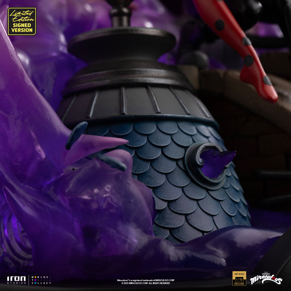 Pre-Order - Ladybug and Cat Noir - Miraculous 10th Anniversary Signed Edition - Deluxe Art Scale 1/10 - Iron Studios