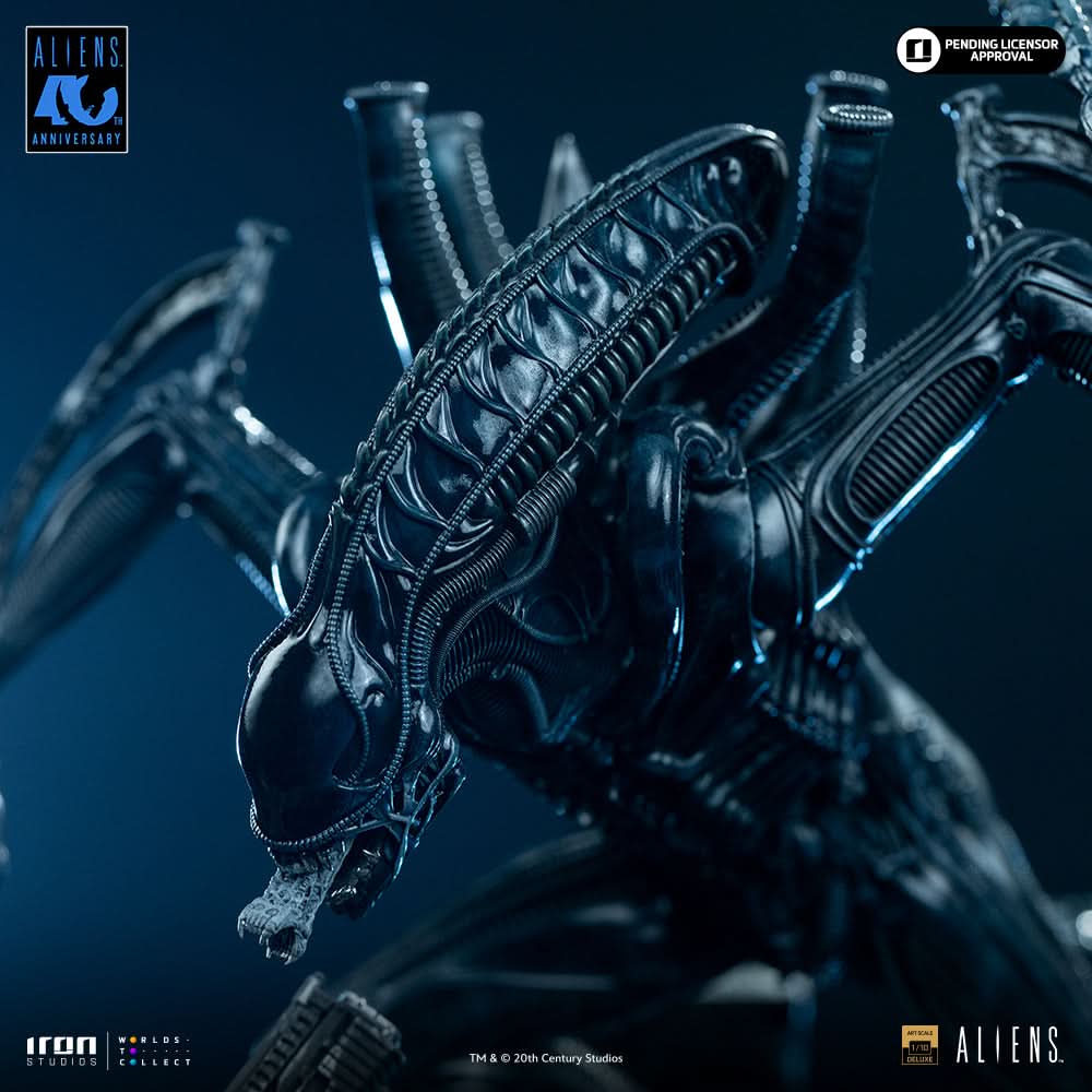 Pre-Order - Statue Alien Xenomorph Warrior vs Corporal Dwayne Hicks Deluxe - Aliens - Art Scale 1/10 - Iron Studios