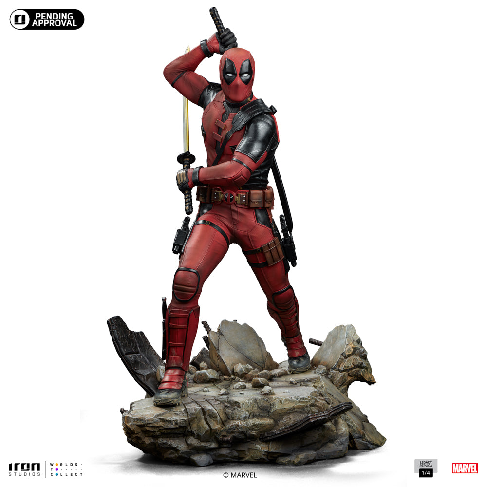 Digital Pre-Order - Statue Deadpool - Deadpool & Wolverine - Legacy Replica 1/4 - Iron Studios