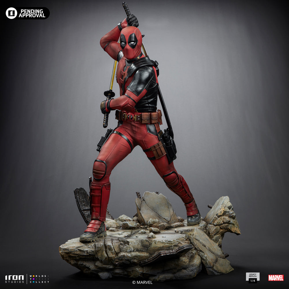 Digital Pre-Order - Statue Deadpool - Deadpool & Wolverine - Legacy Replica 1/4 - Iron Studios