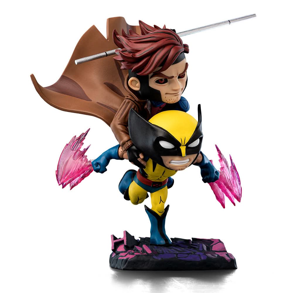 Statue Gambit and Wolverine - X-Men '97 - Minico - Iron Studios