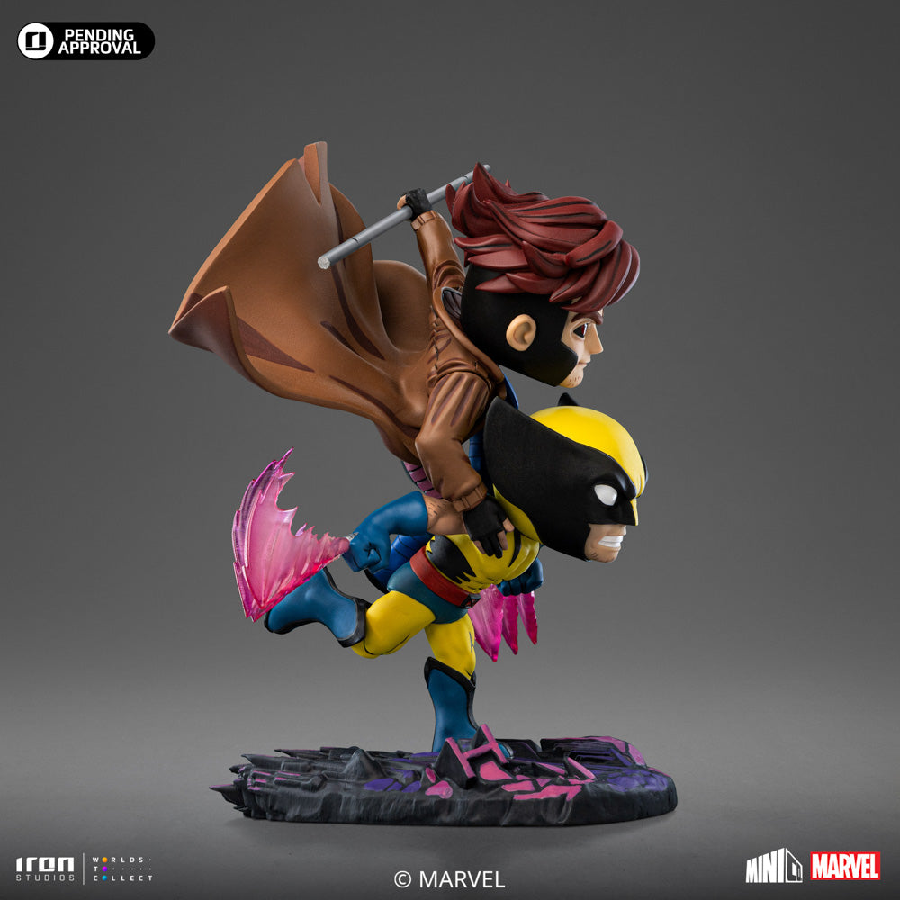 Digital Pre-Order - Statue Gambit and Wolverine - X-Men 97 - MiniCo - Iron Studios