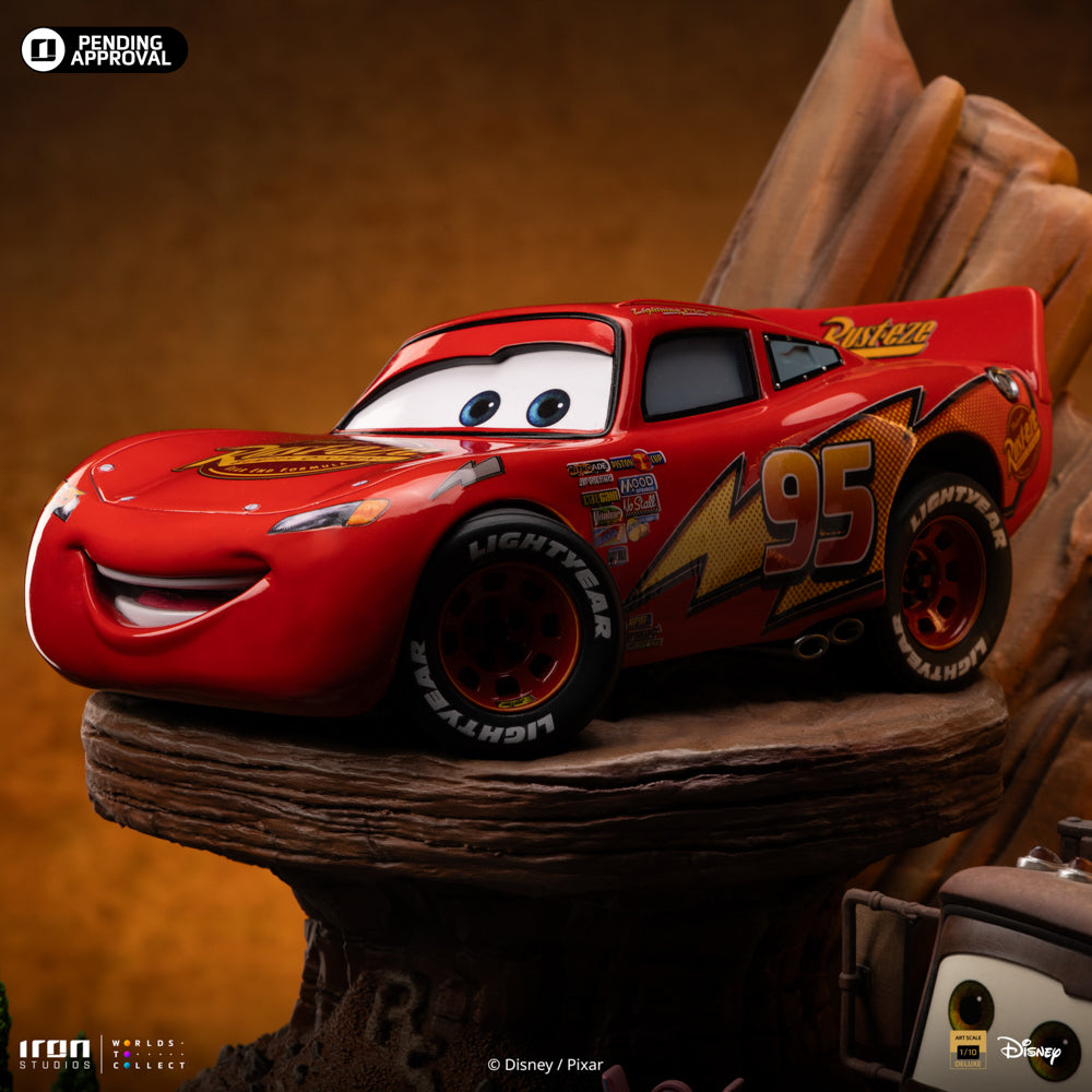 Digital Pre-Order - Statue Lightning Mcqueen & Tow Mater - Cars - Deluxe Art Scale 1/10 - Iron Studios