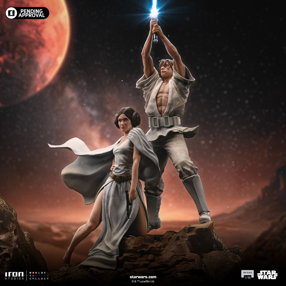 Digital Pre-Order - Statue Luke and Leia - Star Wars - Art Scale 1/10 - Iron Studios