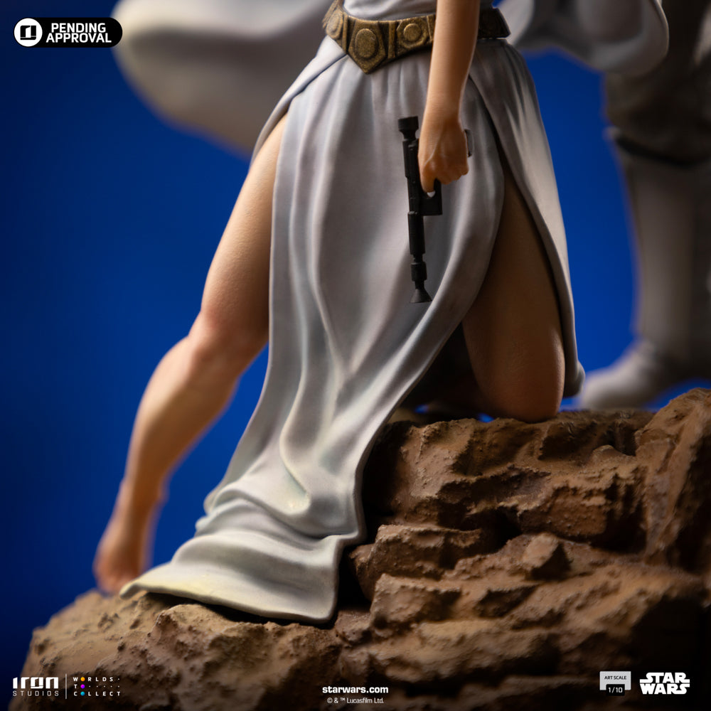 Digital Pre-Order - Statue Luke and Leia - Star Wars - Art Scale 1/10 - Iron Studios