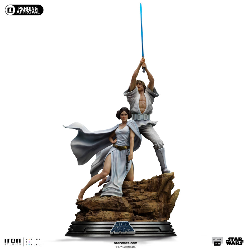 Digital Pre-Order - Statue Luke and Leia - Star Wars - Art Scale 1/10 - Iron Studios