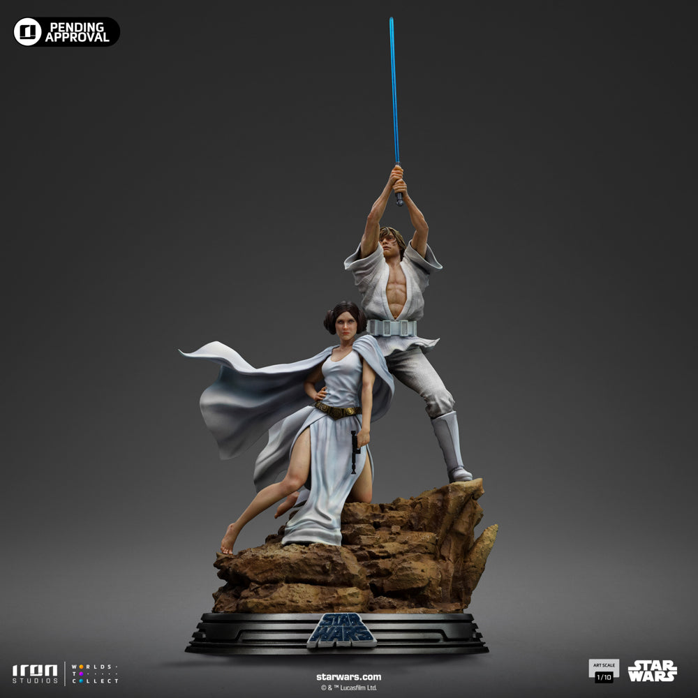 Digital Pre-Order - Statue Luke and Leia - Star Wars - Art Scale 1/10 - Iron Studios