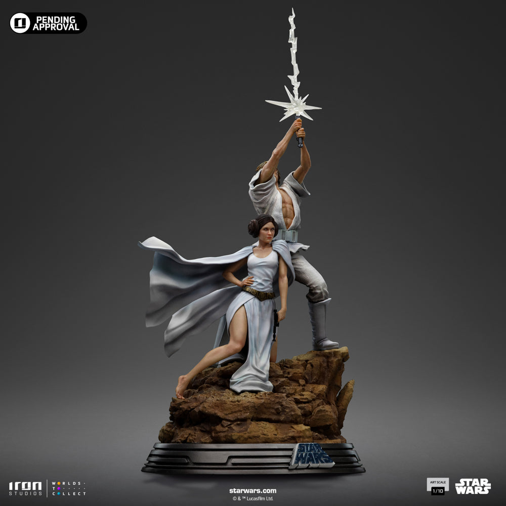 Digital Pre-Order - Statue Luke and Leia - Star Wars - Art Scale 1/10 - Iron Studios