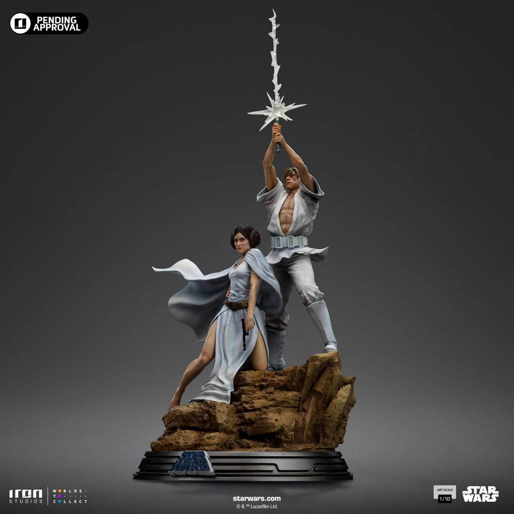 Digital Pre-Order - Statue Luke and Leia - Star Wars - Art Scale 1/10 - Iron Studios