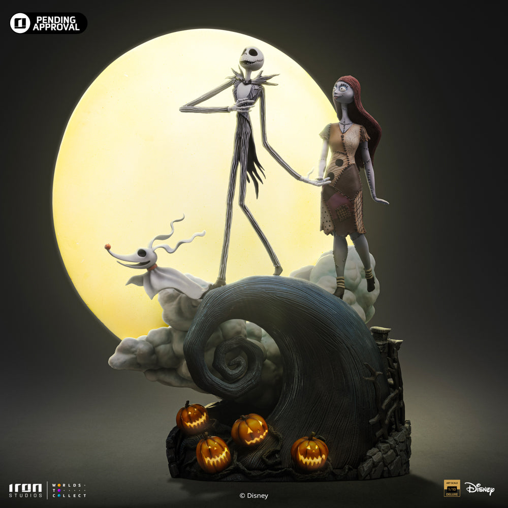 Digital Pre-Order - Statue Jack and Sally - Nightmare Before Christmas - Deluxe Art Scale 1/10 - Iron Studios