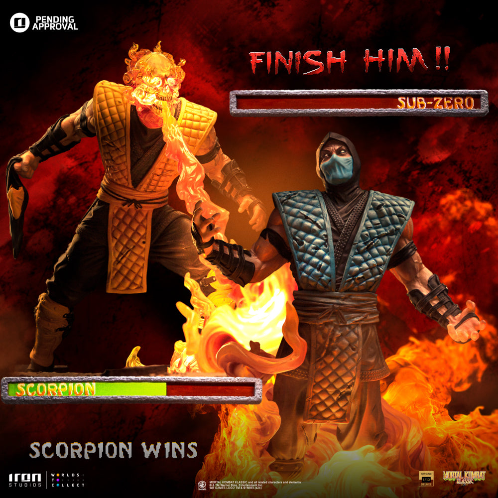 Statue Scorpion Fatality - Mortal Kombat - Art Scale 1/10 - Iron Studios