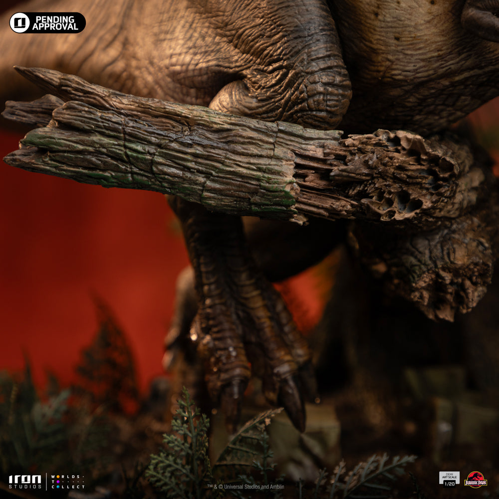 Statue T-Rex Chase - Jurassic Park - Demi Art Scale 1/20 - Iron Studios