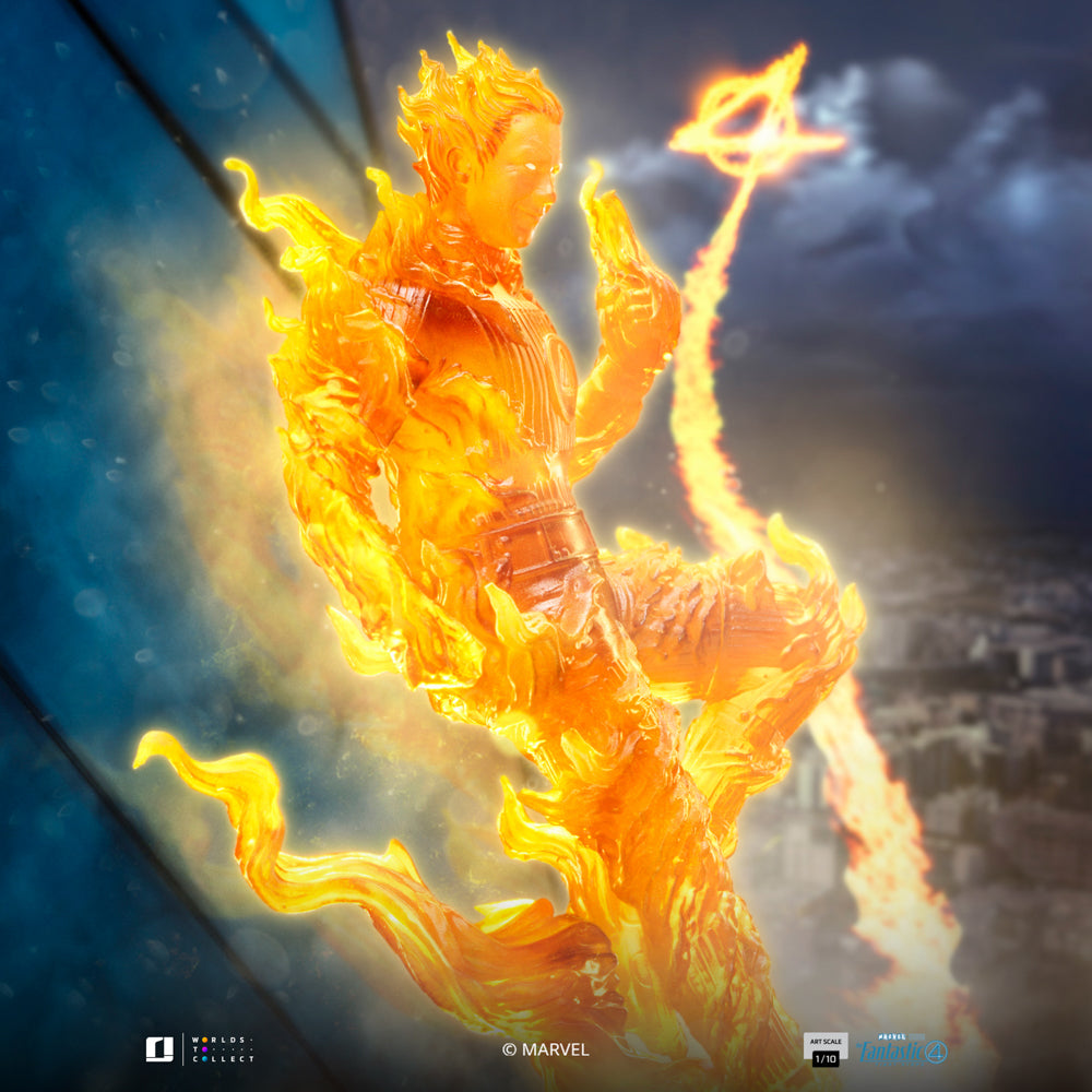 Statue Human Torch - The Fantastic Four: First Steps - Art Scale 1/10 - Iron Studios