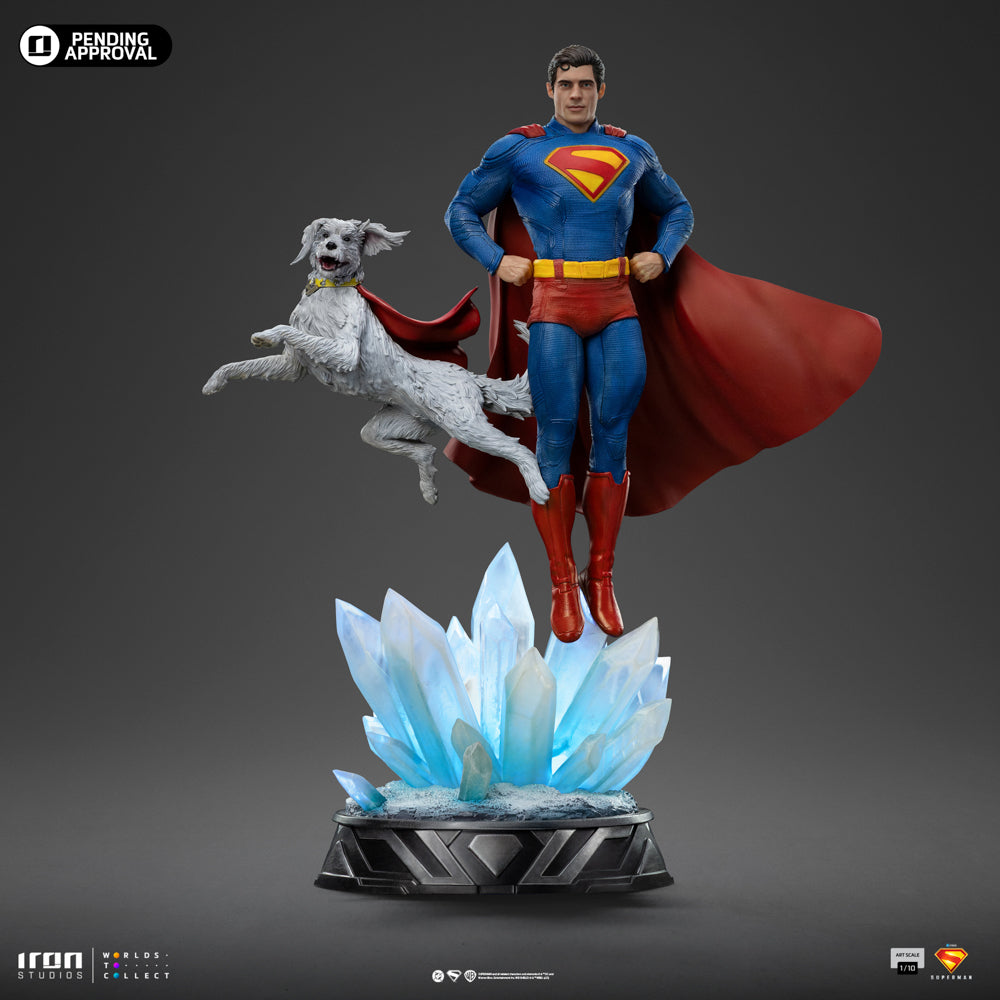 Statue Superman and Krypto - Superman: Legacy - Art Scale 1/10 - Iron Studios