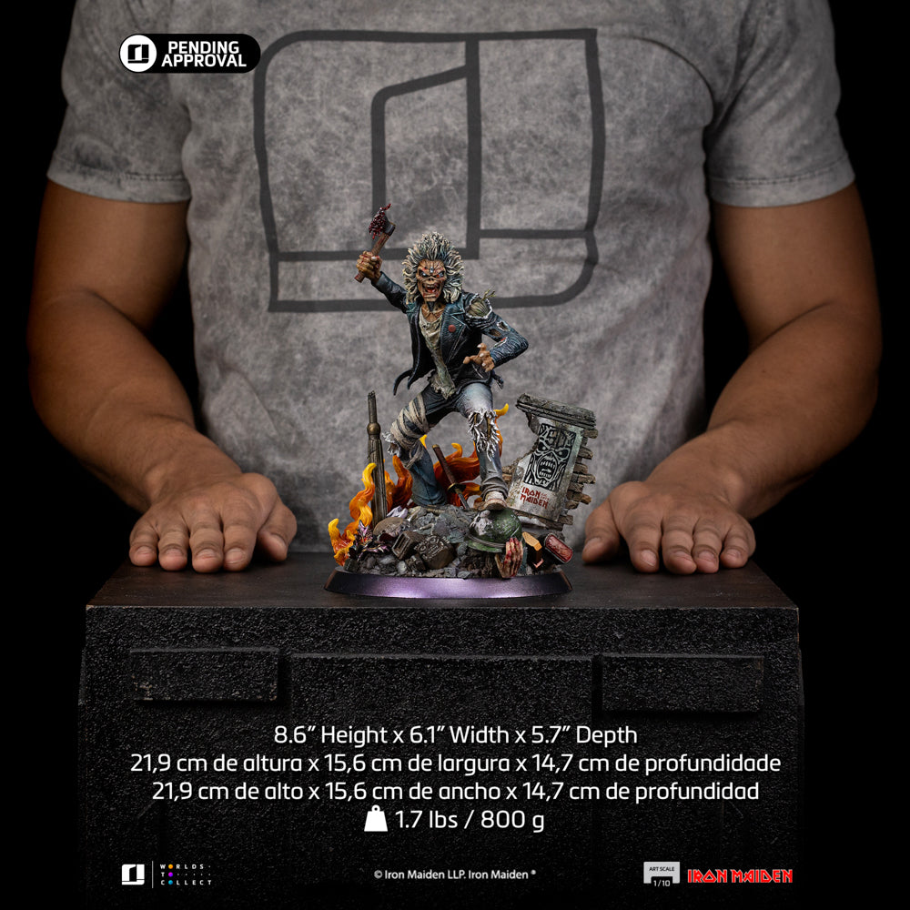 Statue Eddie (50th Year Anniversary) - Iron Maiden - Art Scale 1/10 - Iron Studios