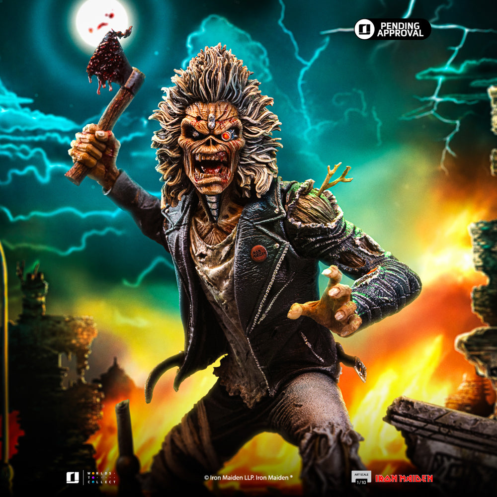 Statue Eddie (50th Year Anniversary) - Iron Maiden - Art Scale 1/10 - Iron Studios