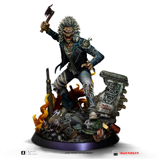 Pre-Order - Statue Eddie (50th Year Anniversary) - Iron Maiden - Art Scale 1/10 - Iron Studios