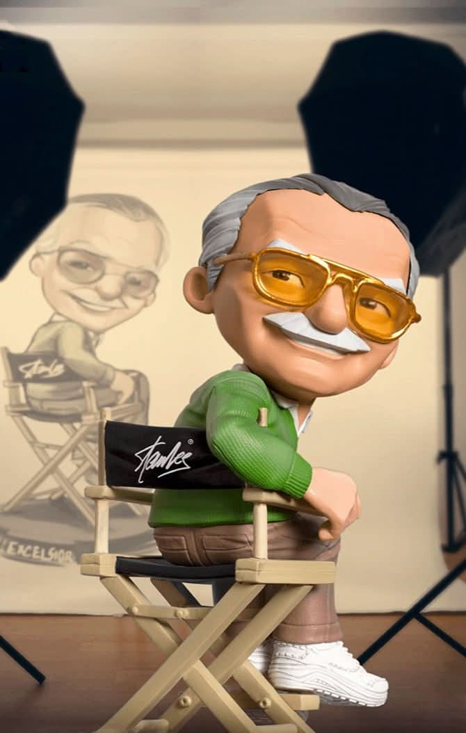 Statue Stan Lee (Variant) - Pow! Studios - MiniCo - Iron Studios