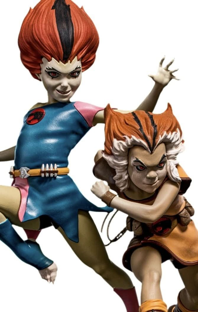 Statue Wilykit & Wilykat - Thundercats - Art Scale 1/10 - Iron Studios