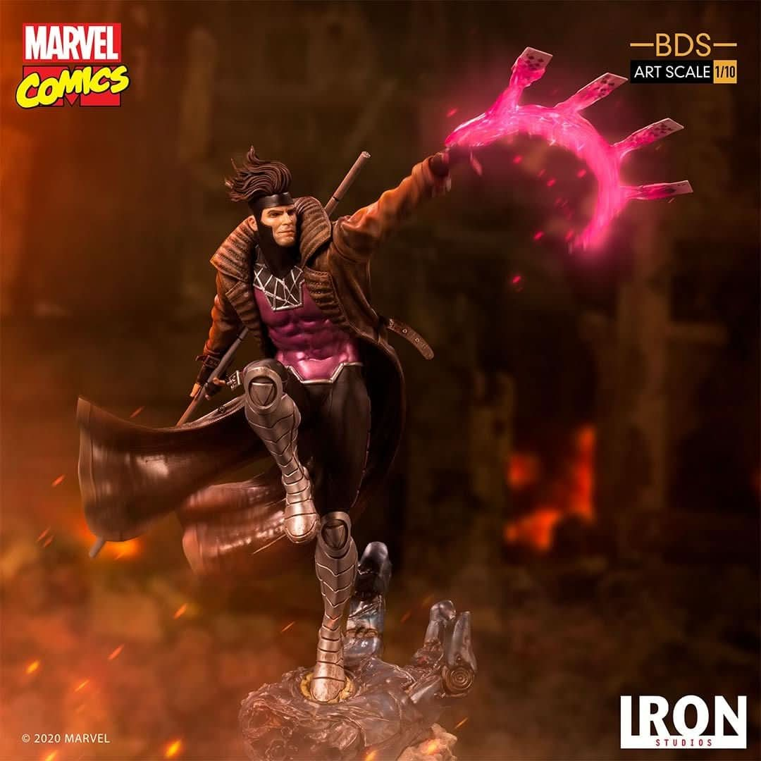 Statue Gambit - X - Men Marvel Comics - Art Scale 1/10 - Iron Studios