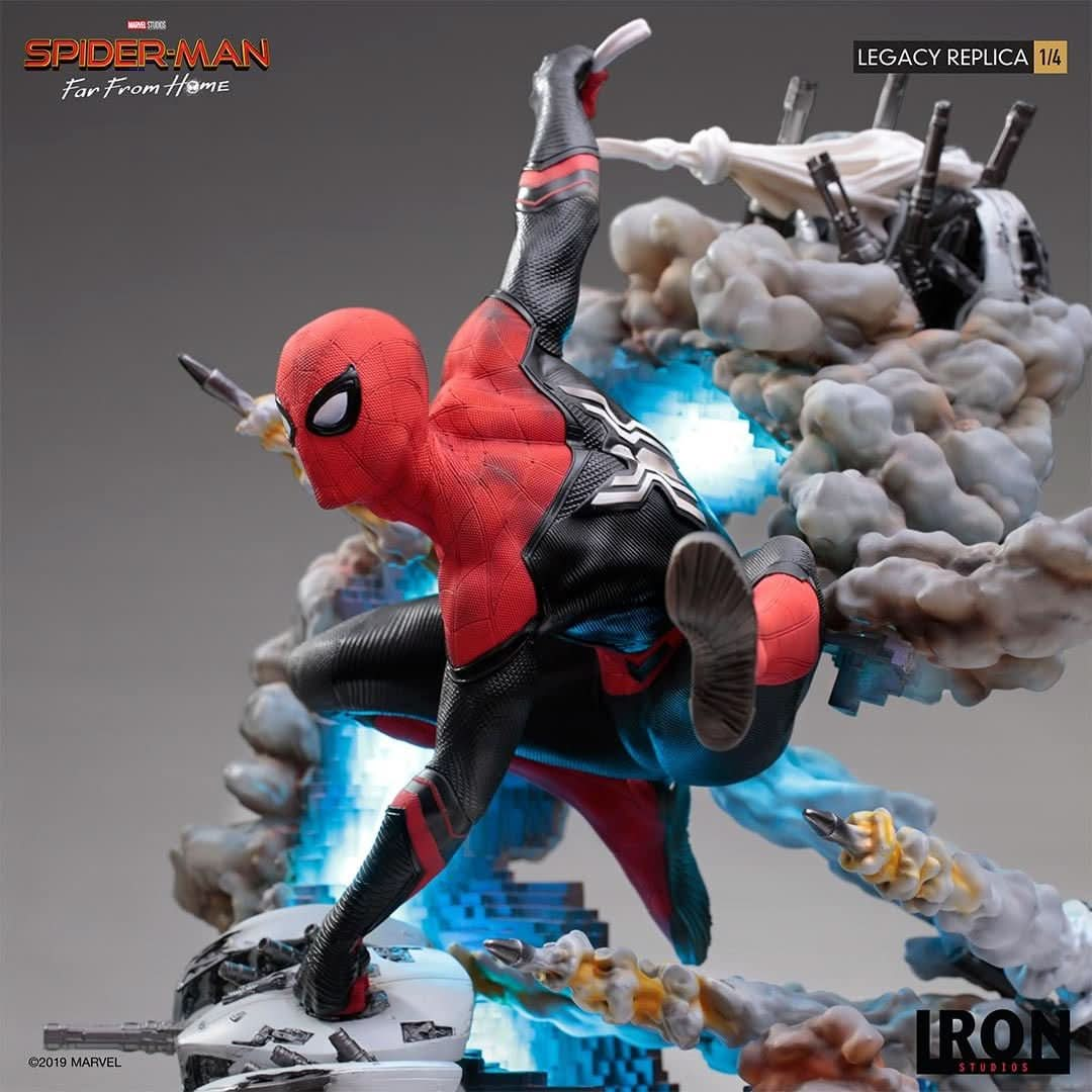 Statue Spider - Man - Spider - Man: Far From Home - Legacy Replica 1/4 - Iron Studios