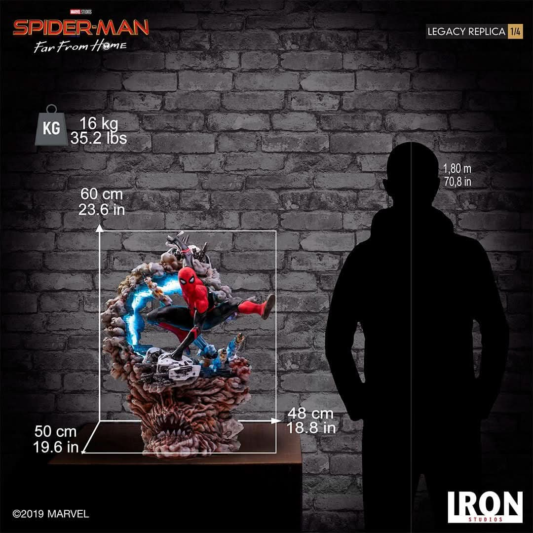 Statue Spider - Man - Spider - Man: Far From Home - Legacy Replica 1/4 - Iron Studios