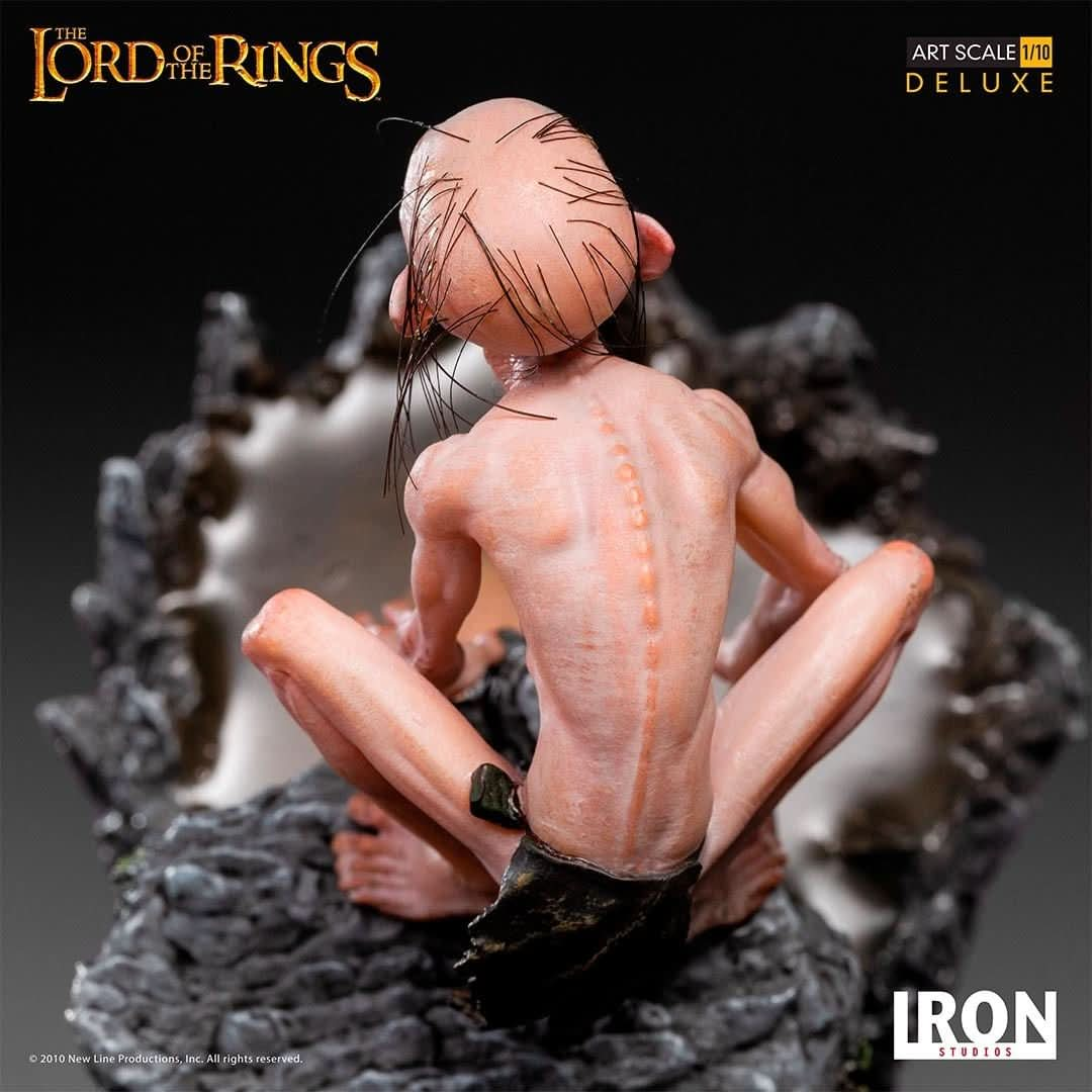 Statue Gollum Deluxe - Lord Of The Rings - Art Scale 1/10 - Iron Studios