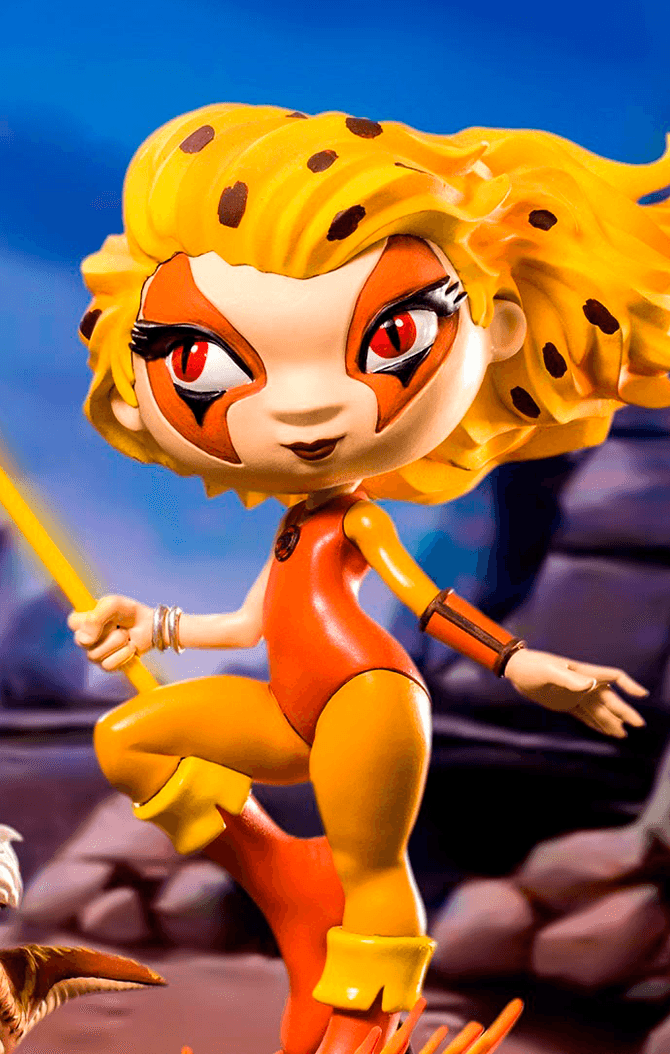 Statue Cheetara & Snarf - Thundercats - MiniCo - Iron Studios