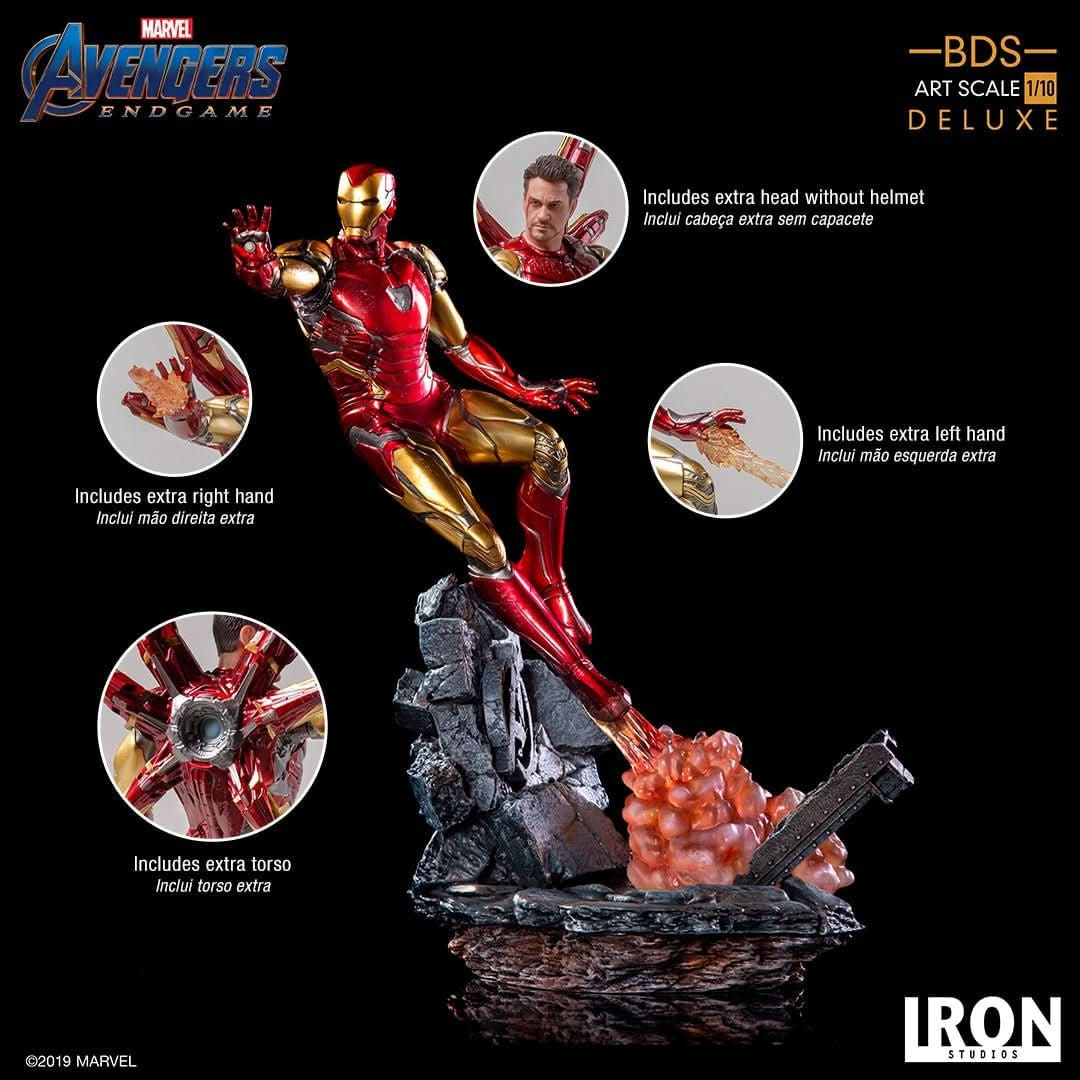 Statue Iron Man LXXXV Deluxe - Avengers: End Game - Art Scale 1/10 - Iron Studios