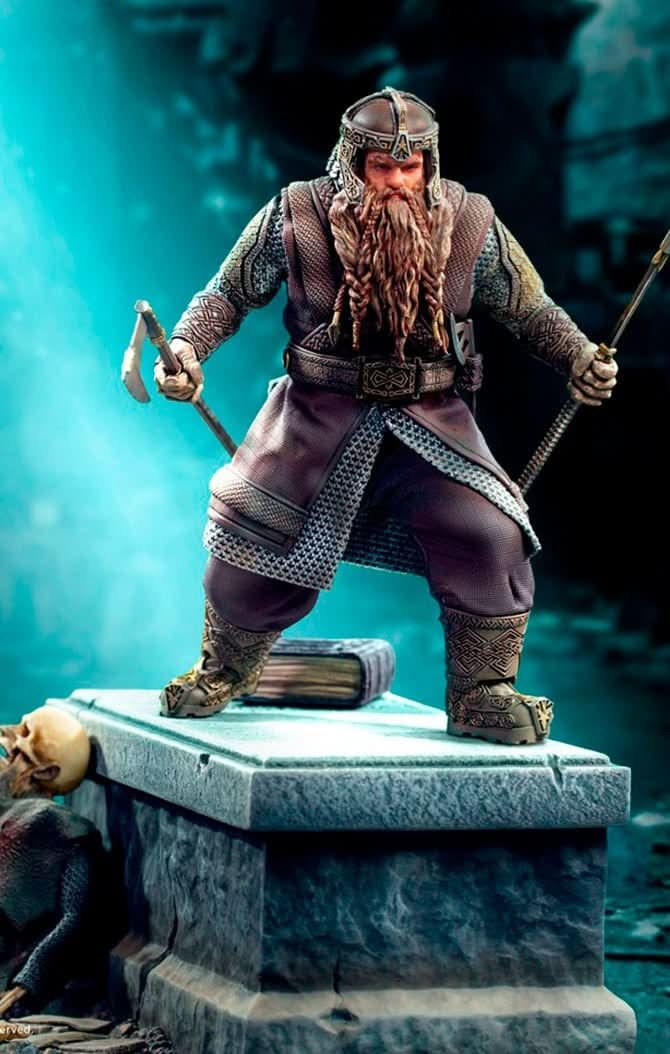 Statue Gimli Deluxe - Lord Of The Rings - Art Scale 1/10 - Iron Studios