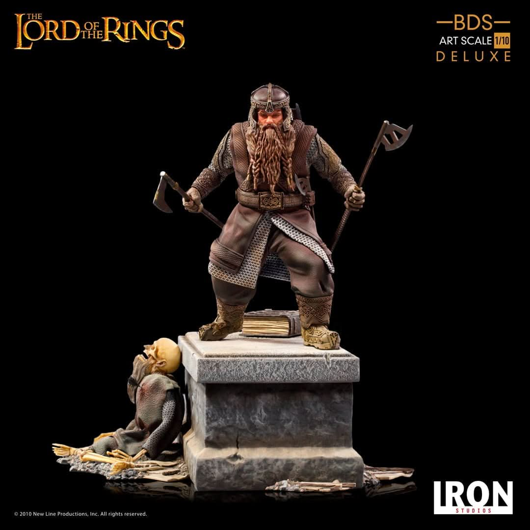 Statue Gimli Deluxe - Lord Of The Rings - Art Scale 1/10 - Iron Studios