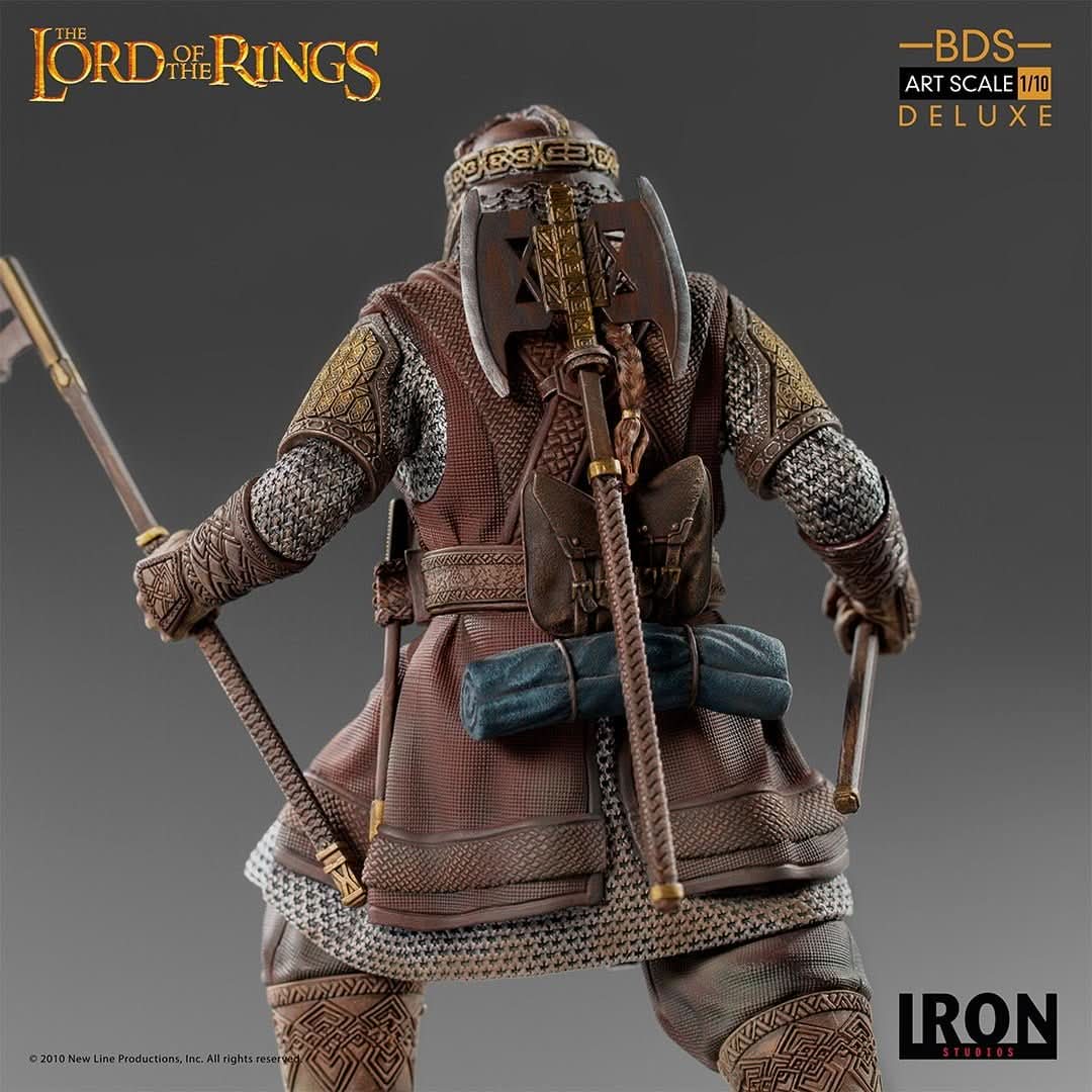 Statue Gimli Deluxe - Lord Of The Rings - Art Scale 1/10 - Iron Studios