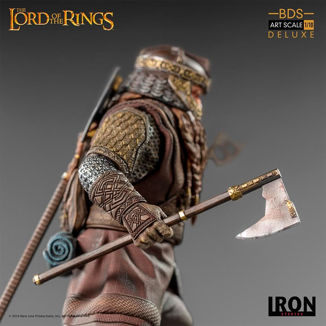 Statue Gimli Deluxe - Lord Of The Rings - Art Scale 1/10 - Iron Studios