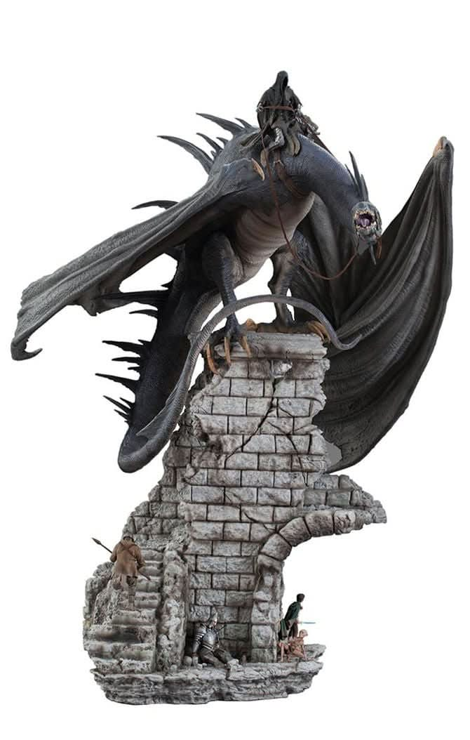 Statue Fell Beast Diorama Demi - Art Scale 1/20 - Lord Of The Rings - Iron Studios