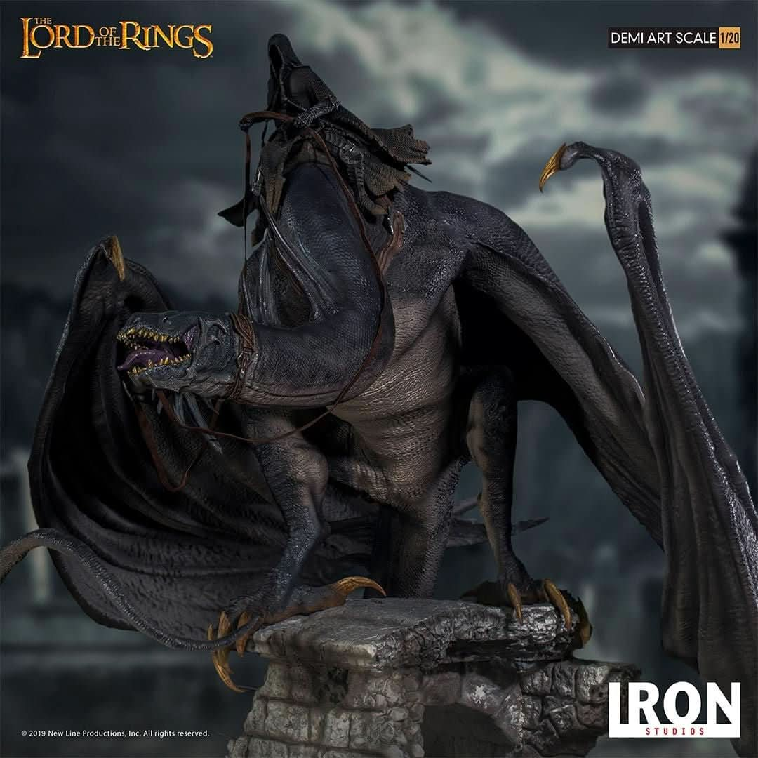 Statue Fell Beast Diorama Demi - Art Scale 1/20 - Lord Of The Rings - Iron Studios