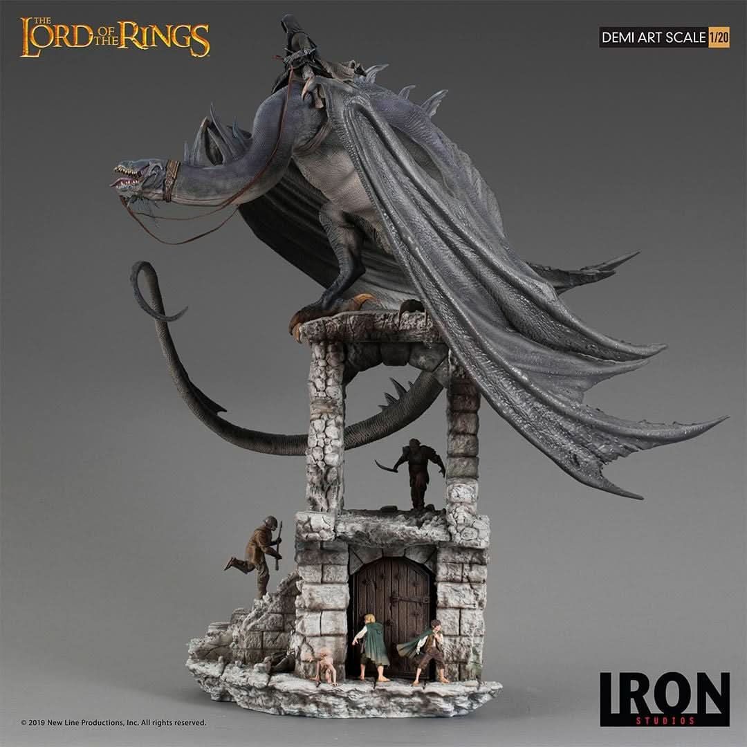 Statue Fell Beast Diorama Demi - Art Scale 1/20 - Lord Of The Rings - Iron Studios